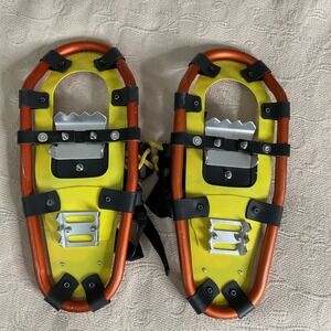 Yukon Charlie's Junior Trail Blaze 7X16 Orange Snowshoes+Free Gift